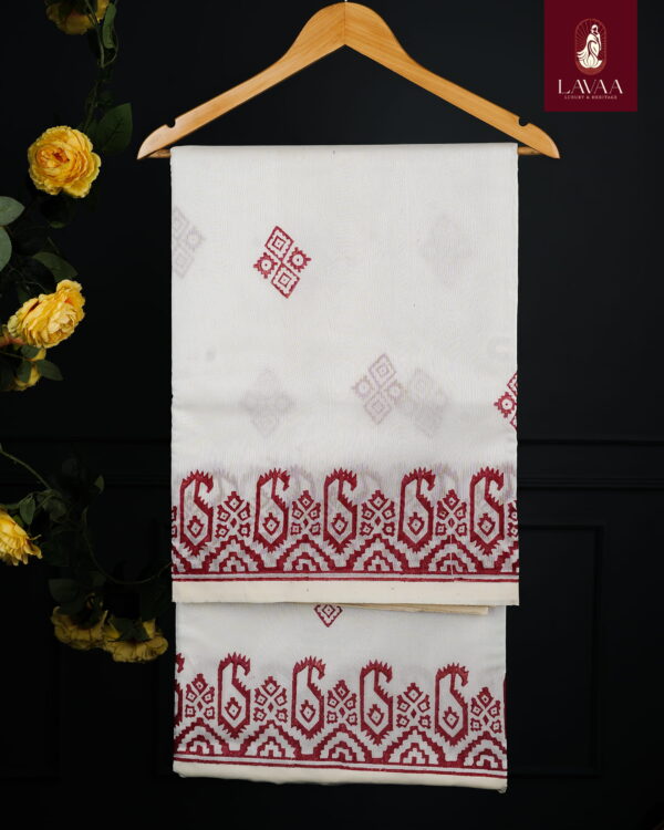 Half Silk Saree - Image 3