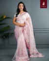 Embroidered Organza Saree