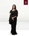 Black Georgette Saree